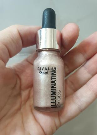 Жидкий хайлайтер rival me illuminating drops #розвантажую