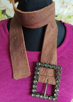 Пояс кожаный