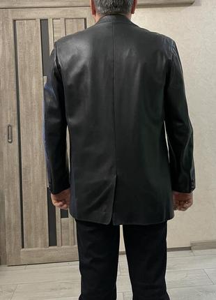 Кожаная куртка мужская2 фото