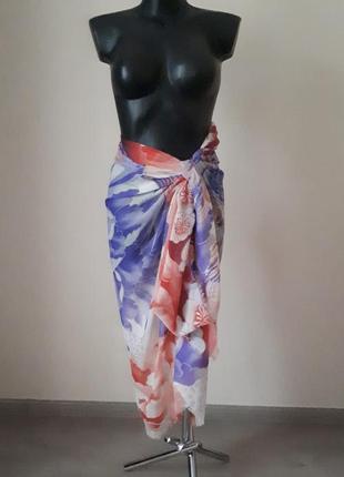 Шикарне пляжне парео/ накидка/ палантин mango