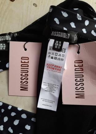 Брендовий новий роздільний стильний купальник р.14 / 16 від missguided3 фото