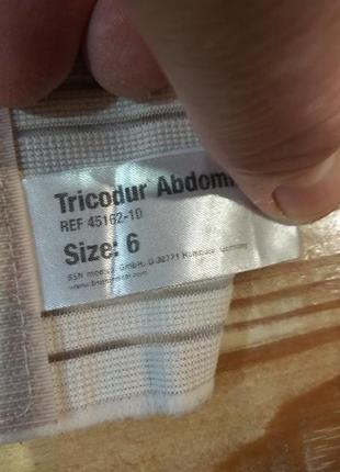 Абдоминальный поддерживающий бандаж tricodur abdominal2 фото