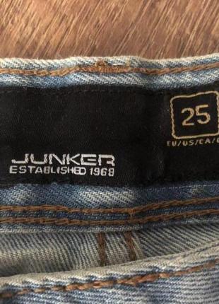Шорты джинсовые светлые junker разм 253 фото