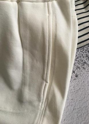 Білі текстурні брюки  massimo dutti s (5020772251)6 фото