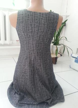 Легкое платье, серебристо-серое 2