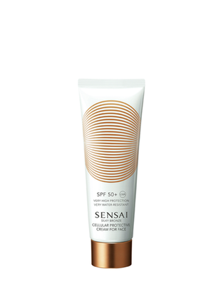 Sensai cellular protective cream for face spf 50+ сонцезахисний крем для обличчя spf 50 50 мл1 фото