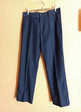 Штани, штани шкільні сині lilus на 10-11 років. розмір 38.