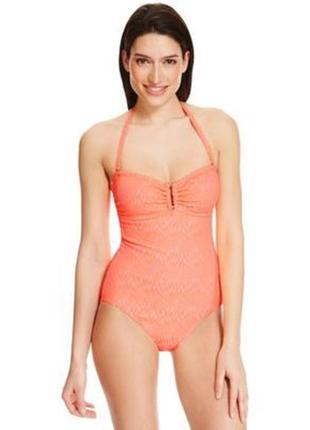 Текстурний купальник бандо р. 46-48 чашка б