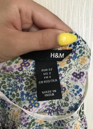 Блузка з квітковим принтом h&m