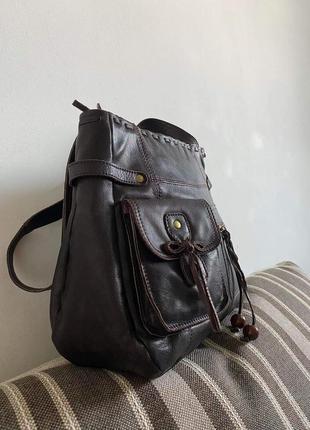 Шкіряна сумка в вінтажному стилі jane shilton2 фото