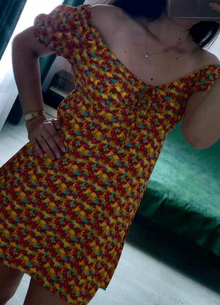 Очень милое летнее платье сарафан2 фото