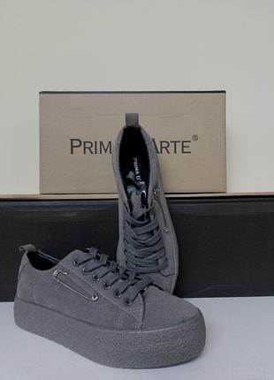 Женские кеды серые prima d yd053
