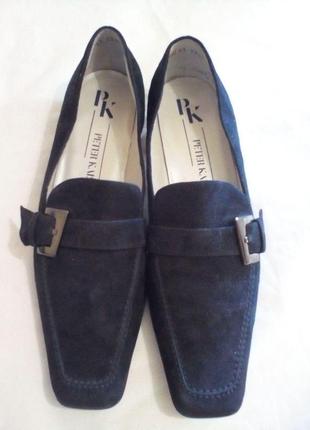 Туфлі замшеві стильні жіночі peter kaiser 40-41 розмір 6.5 устілка 27см
