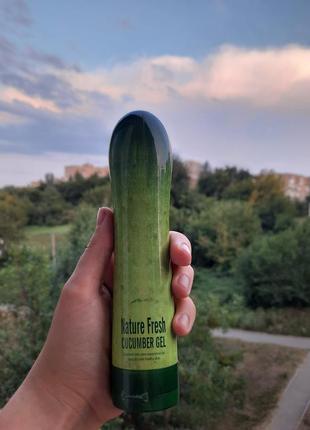 Крем-гель для обличчя і тіла natural fresh cucumber gel, 250 г