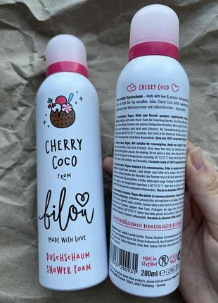 Гель-піна для душу bilou cherry coco 200ml4 фото