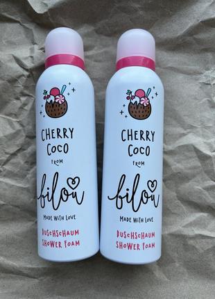 Гель-піна для душу bilou cherry coco 200ml2 фото