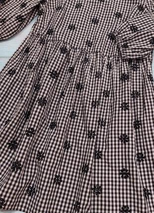Сукня міді з вишивкою f&f р. 40/l/126 фото
