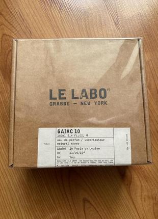 Le labo gaiac 10 100 ml.