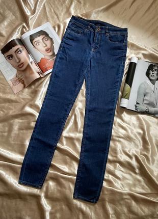 🔥базові темно-сині джинси скіні h&m3 фото