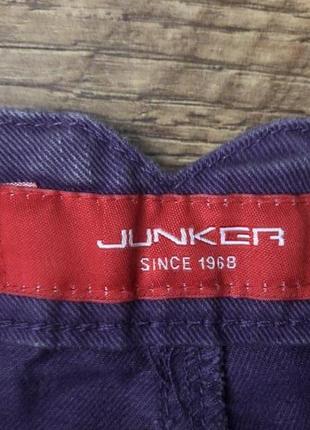 Шорти джинсові фіолетові junker розм 273 фото