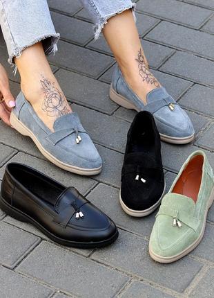 Шкіряні мокасини з натуральної шкіри кожаные мокасины