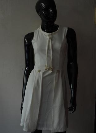 Нарядное белое платье турция amn1 фото