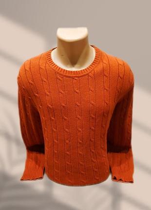 В'язаний ( кіска) бавовняний светр шведського преміум бренду boomerang р. xl