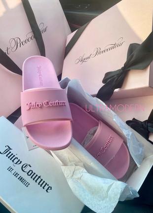 Трендовые стильные шлепки juicy couture 36, 37, 38, 39, 41 оригинал