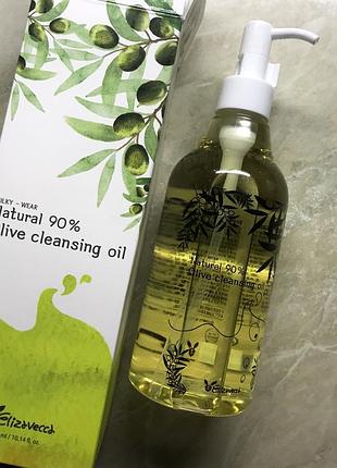 Гідрофільна олія elizavecca milky-wear face care olive 90% cleansing oil