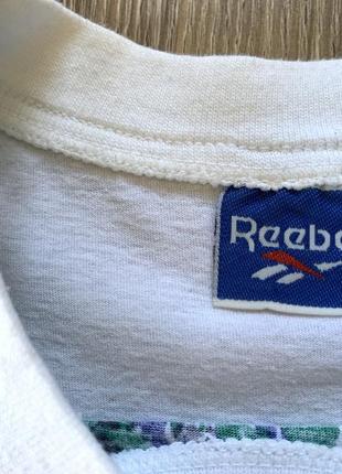 Чоловіча вінтажна бавовняна футболка з принтом reebok8 фото