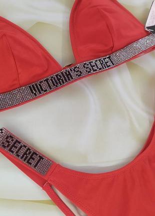 Суперовий яскравий купальник зі стразами victoria's secret2 фото