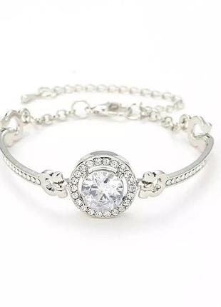 Стильний браслет з камінням, жіночий браслет