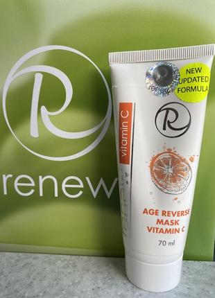 Омолоджуюча маска антиоксидант з вітаміном с ренью renew age reverse mask vitamin c