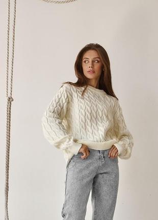 Неймовірний шерстяний светр / невероятный шерстяной свитер4 фото