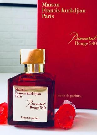 70 и 200 мл, maison francis kurkdjian baccarat rouge 540 extrait de parfum, нишевый парфюм2 фото