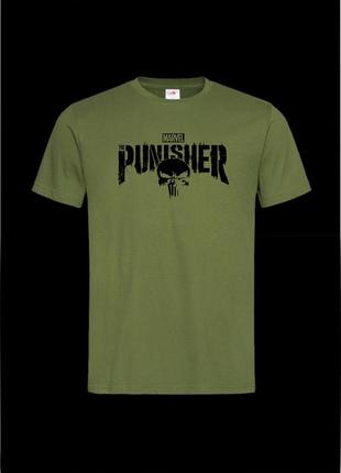 Футболка youstyle the punisher 0977 s khaki