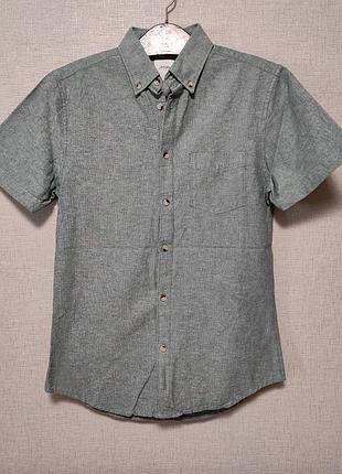 Бавовняна теніска сорочка з коротким рукавом