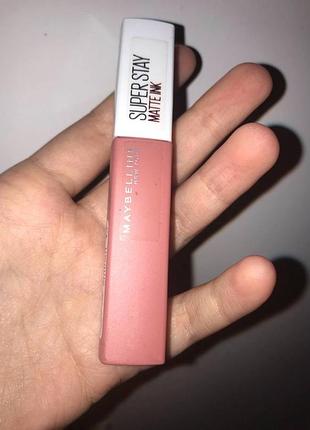 Maybelline superstay matte lipstick оттенок 65 б/у