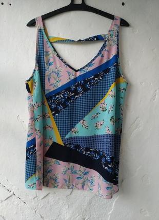 Нарядная майка в стиле печворк от peacocks