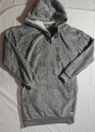 Жіноче теплі плаття для дому esmara, розмір xs(32/34), сірий