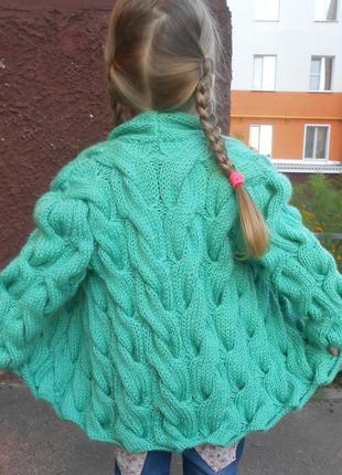 Детский вязаный кардиган лало lalo cardigan комплект набор family look мама дочка