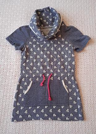 Сукня трикотажна з кишенями сукеночка туніка платье