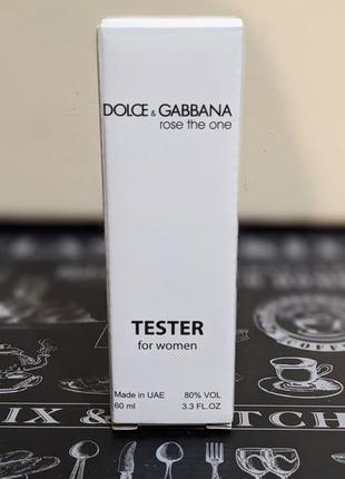 Тестер 60 мл dolce& gabbana rose the one3 фото