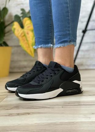 Sale! кроссовки женские airmax черные/белые