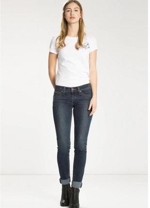 Женские темные синие подростковые джинсы levi’s на девочку 23р новые