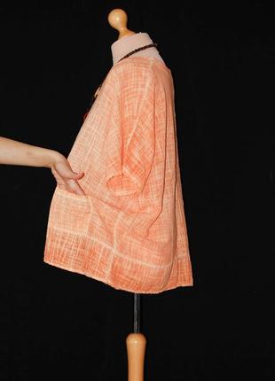 Батал италия летучая мышь кимононо блуза блузка натуральтная свободная2 фото