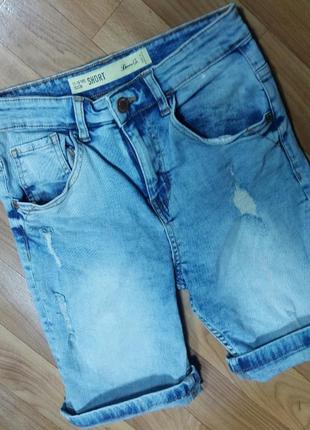 Джинсові шорти на 11-12 років