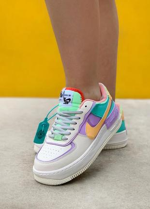 🔥кроссовки женские nike air force 1 shadow tropical twist22 фото