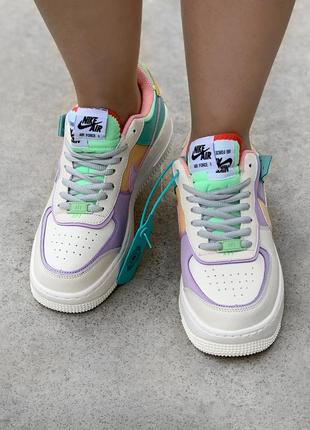 🔥кросівки жіночі nike air force 1 shadow tropical twist210 фото