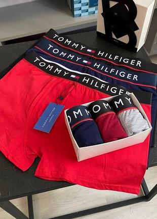 Набір трусів tommy hilfiger 3 шт + коробка